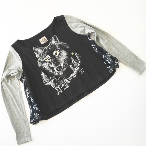 LF Tops - 💥🆕 LF Furst of a Kind ϟ Wolf Vintage Rework Tee